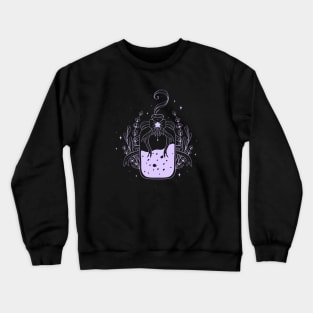 Purple Magic Potion - Lavender and Greenery Crewneck Sweatshirt